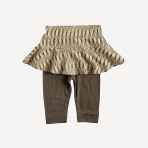 NWT Kate Quinn Sketched Argyle Green Skirted Legging Pants 7Y Modal
